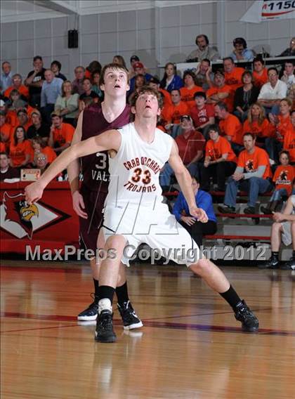 Thumbnail 1 in Sesser-Valier vs. Crab Orchard (IHSA Class 1A Sectional Semi-Final) photogallery.