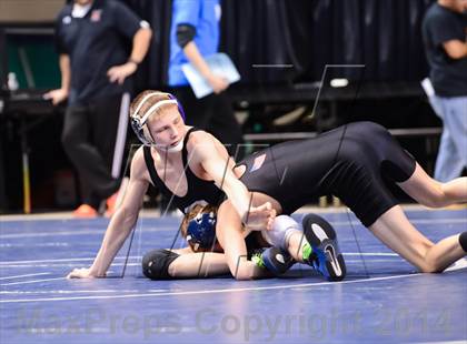 Thumbnail 1 in NCHSAA Individual Wrestling 2A Quarterfinals photogallery.