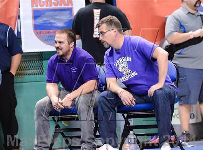 Thumbnail 2 in NCHSAA Individual Wrestling 2A Quarterfinals photogallery.