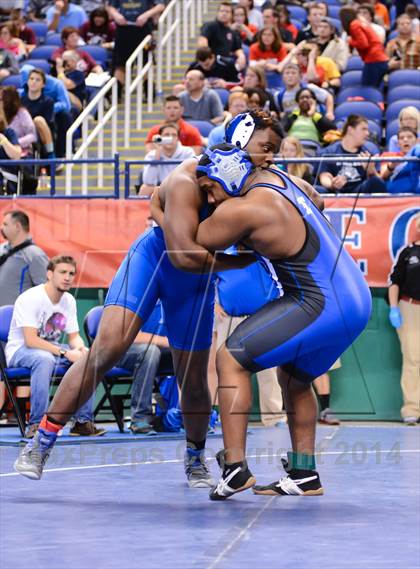 Thumbnail 2 in NCHSAA Individual Wrestling 2A Quarterfinals photogallery.