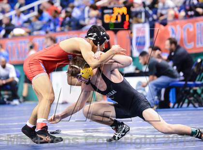 Thumbnail 1 in NCHSAA Individual Wrestling 2A Quarterfinals photogallery.