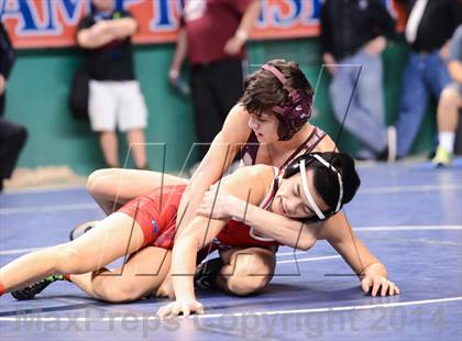 Thumbnail 1 in NCHSAA Individual Wrestling 2A Quarterfinals photogallery.