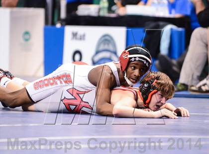 Thumbnail 1 in NCHSAA Individual Wrestling 2A Quarterfinals photogallery.