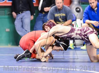 Thumbnail 2 in NCHSAA Individual Wrestling 2A Quarterfinals photogallery.