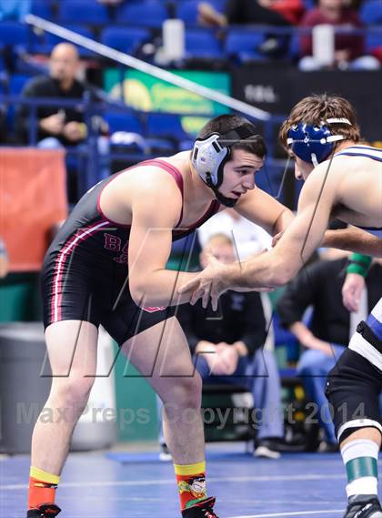 Thumbnail 1 in NCHSAA Individual Wrestling 2A Quarterfinals photogallery.