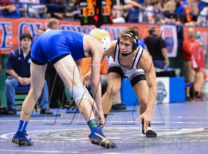 Thumbnail 1 in NCHSAA Individual Wrestling 2A Quarterfinals photogallery.