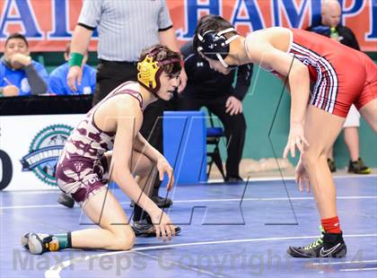 Thumbnail 1 in NCHSAA Individual Wrestling 2A Quarterfinals photogallery.