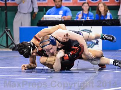Thumbnail 1 in NCHSAA Individual Wrestling 2A Quarterfinals photogallery.