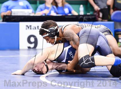 Thumbnail 1 in NCHSAA Individual Wrestling 2A Quarterfinals photogallery.