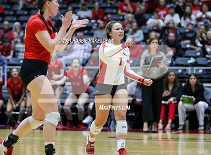 Thumbnail 2 in Canyon vs. Grapevine (UIL Volleyball 5A Semifinals) photogallery.