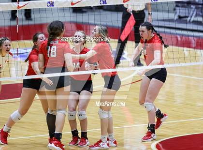 Thumbnail 3 in Canyon vs. Grapevine (UIL Volleyball 5A Semifinals) photogallery.