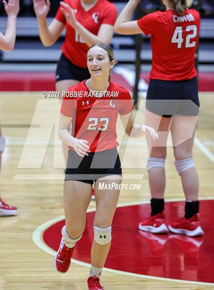 Thumbnail 2 in Canyon vs. Grapevine (UIL Volleyball 5A Semifinals) photogallery.