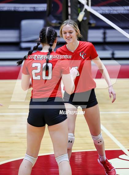 Thumbnail 2 in Canyon vs. Grapevine (UIL Volleyball 5A Semifinals) photogallery.