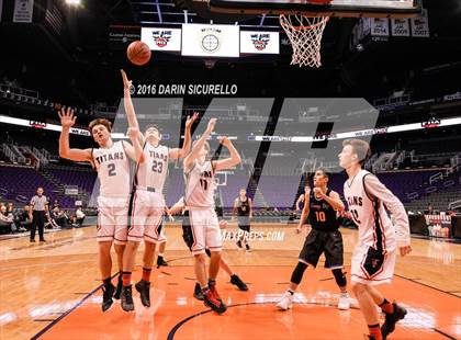 Thumbnail 2 in Phoenix Country Day @ Chandler Prep (Hoopin it up at the Arena) photogallery.