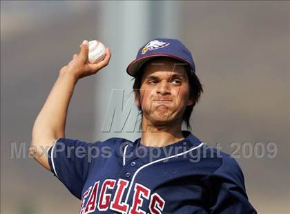 Thumbnail 1 in Capistrano Valley Christian vs. Santa Paula (CIF SS D6 Playoffs) photogallery.