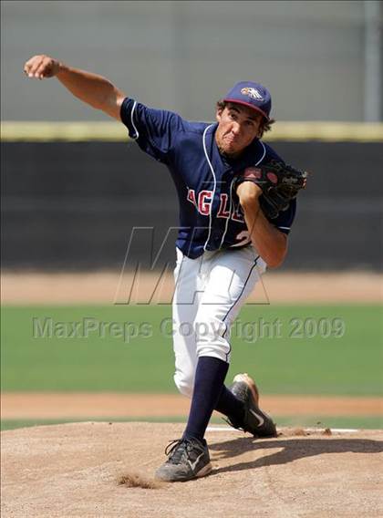 Thumbnail 3 in Capistrano Valley Christian vs. Santa Paula (CIF SS D6 Playoffs) photogallery.