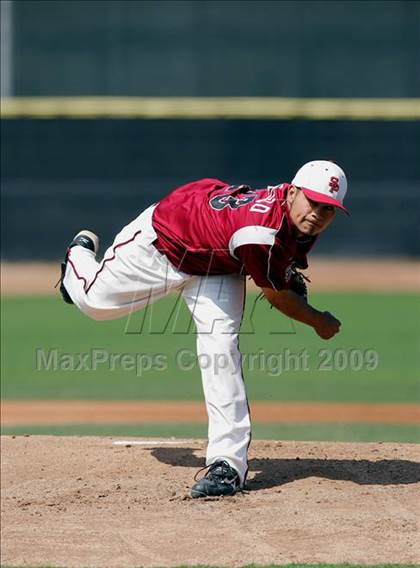 Thumbnail 3 in Capistrano Valley Christian vs. Santa Paula (CIF SS D6 Playoffs) photogallery.
