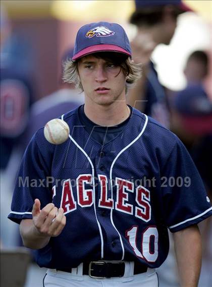 Thumbnail 3 in Capistrano Valley Christian vs. Santa Paula (CIF SS D6 Playoffs) photogallery.