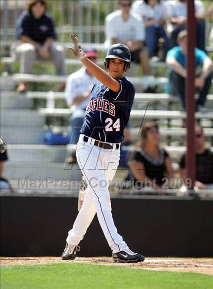 Thumbnail 1 in Capistrano Valley Christian vs. Santa Paula (CIF SS D6 Playoffs) photogallery.
