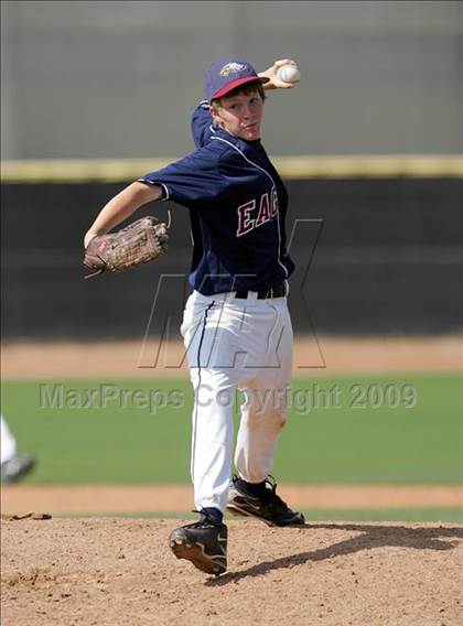 Thumbnail 1 in Capistrano Valley Christian vs. Santa Paula (CIF SS D6 Playoffs) photogallery.
