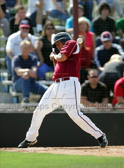 Thumbnail 3 in Capistrano Valley Christian vs. Santa Paula (CIF SS D6 Playoffs) photogallery.
