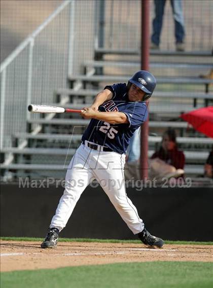Thumbnail 3 in Capistrano Valley Christian vs. Santa Paula (CIF SS D6 Playoffs) photogallery.
