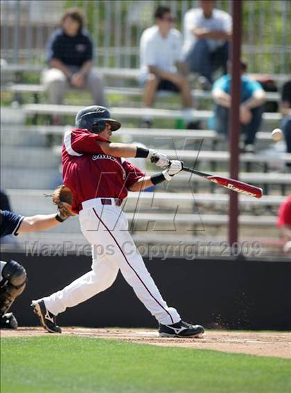 Thumbnail 3 in Capistrano Valley Christian vs. Santa Paula (CIF SS D6 Playoffs) photogallery.