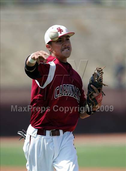 Thumbnail 3 in Capistrano Valley Christian vs. Santa Paula (CIF SS D6 Playoffs) photogallery.
