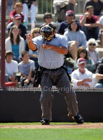 Thumbnail 2 in Capistrano Valley Christian vs. Santa Paula (CIF SS D6 Playoffs) photogallery.