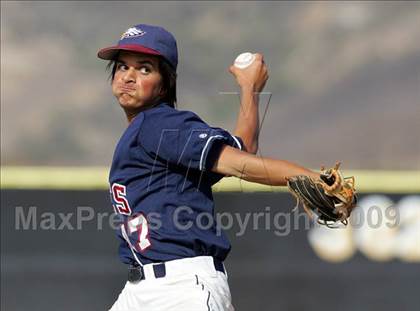 Thumbnail 2 in Capistrano Valley Christian vs. Santa Paula (CIF SS D6 Playoffs) photogallery.
