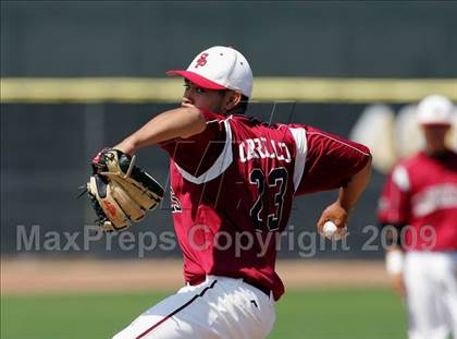 Thumbnail 1 in Capistrano Valley Christian vs. Santa Paula (CIF SS D6 Playoffs) photogallery.