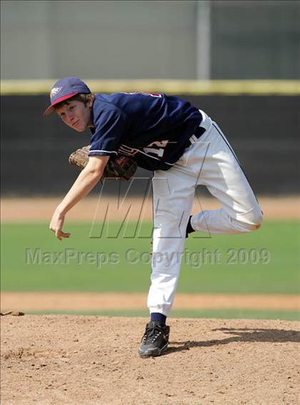 Thumbnail 3 in Capistrano Valley Christian vs. Santa Paula (CIF SS D6 Playoffs) photogallery.