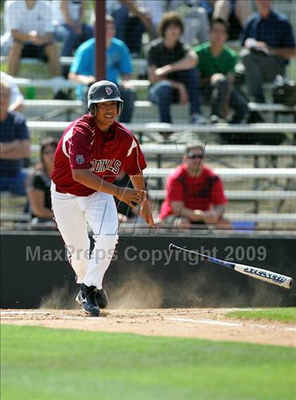 Thumbnail 1 in Capistrano Valley Christian vs. Santa Paula (CIF SS D6 Playoffs) photogallery.