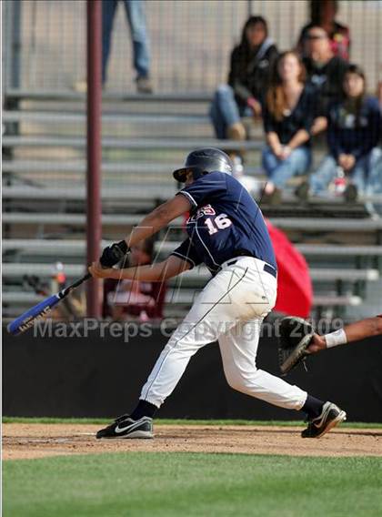 Thumbnail 3 in Capistrano Valley Christian vs. Santa Paula (CIF SS D6 Playoffs) photogallery.