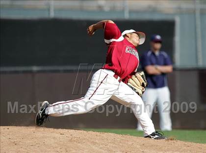 Thumbnail 1 in Capistrano Valley Christian vs. Santa Paula (CIF SS D6 Playoffs) photogallery.