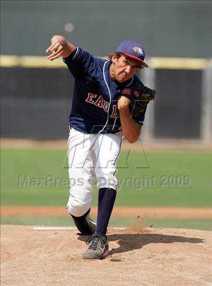 Thumbnail 1 in Capistrano Valley Christian vs. Santa Paula (CIF SS D6 Playoffs) photogallery.