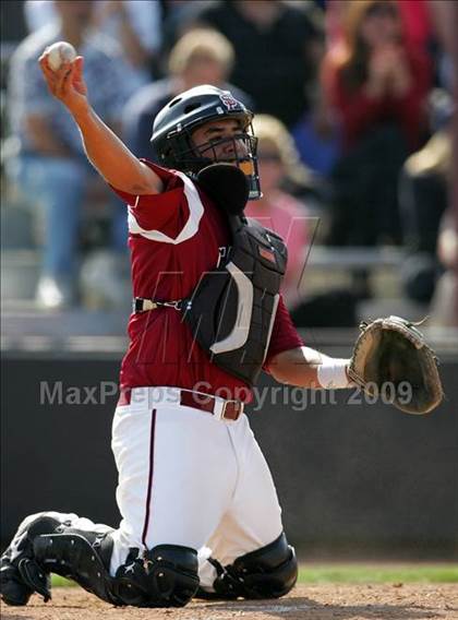 Thumbnail 3 in Capistrano Valley Christian vs. Santa Paula (CIF SS D6 Playoffs) photogallery.