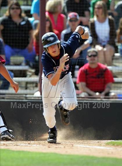 Thumbnail 2 in Capistrano Valley Christian vs. Santa Paula (CIF SS D6 Playoffs) photogallery.