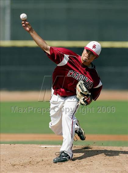Thumbnail 3 in Capistrano Valley Christian vs. Santa Paula (CIF SS D6 Playoffs) photogallery.