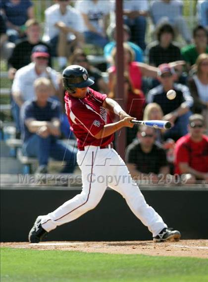 Thumbnail 2 in Capistrano Valley Christian vs. Santa Paula (CIF SS D6 Playoffs) photogallery.