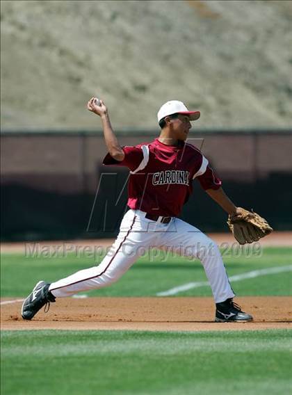 Thumbnail 1 in Capistrano Valley Christian vs. Santa Paula (CIF SS D6 Playoffs) photogallery.
