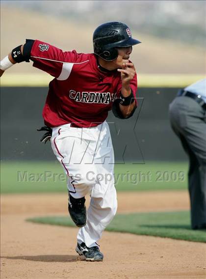 Thumbnail 3 in Capistrano Valley Christian vs. Santa Paula (CIF SS D6 Playoffs) photogallery.