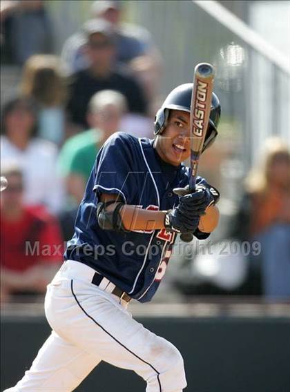 Thumbnail 3 in Capistrano Valley Christian vs. Santa Paula (CIF SS D6 Playoffs) photogallery.