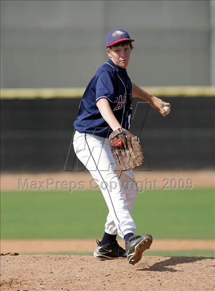 Thumbnail 3 in Capistrano Valley Christian vs. Santa Paula (CIF SS D6 Playoffs) photogallery.