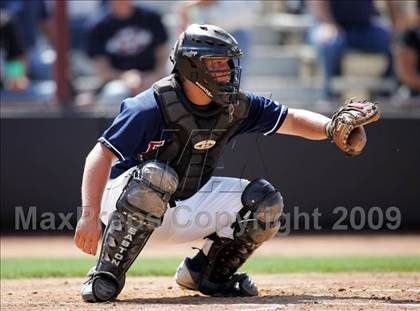 Thumbnail 3 in Capistrano Valley Christian vs. Santa Paula (CIF SS D6 Playoffs) photogallery.