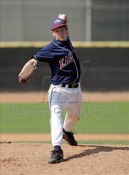 Thumbnail 1 in Capistrano Valley Christian vs. Santa Paula (CIF SS D6 Playoffs) photogallery.