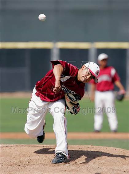 Thumbnail 3 in Capistrano Valley Christian vs. Santa Paula (CIF SS D6 Playoffs) photogallery.