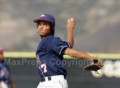 Thumbnail 1 in Capistrano Valley Christian vs. Santa Paula (CIF SS D6 Playoffs) photogallery.