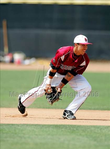 Thumbnail 3 in Capistrano Valley Christian vs. Santa Paula (CIF SS D6 Playoffs) photogallery.