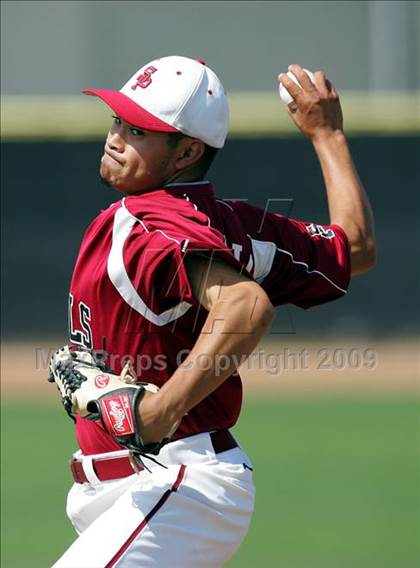Thumbnail 3 in Capistrano Valley Christian vs. Santa Paula (CIF SS D6 Playoffs) photogallery.